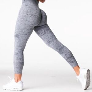 NVGTN- Grey Digital Seamless Leggings